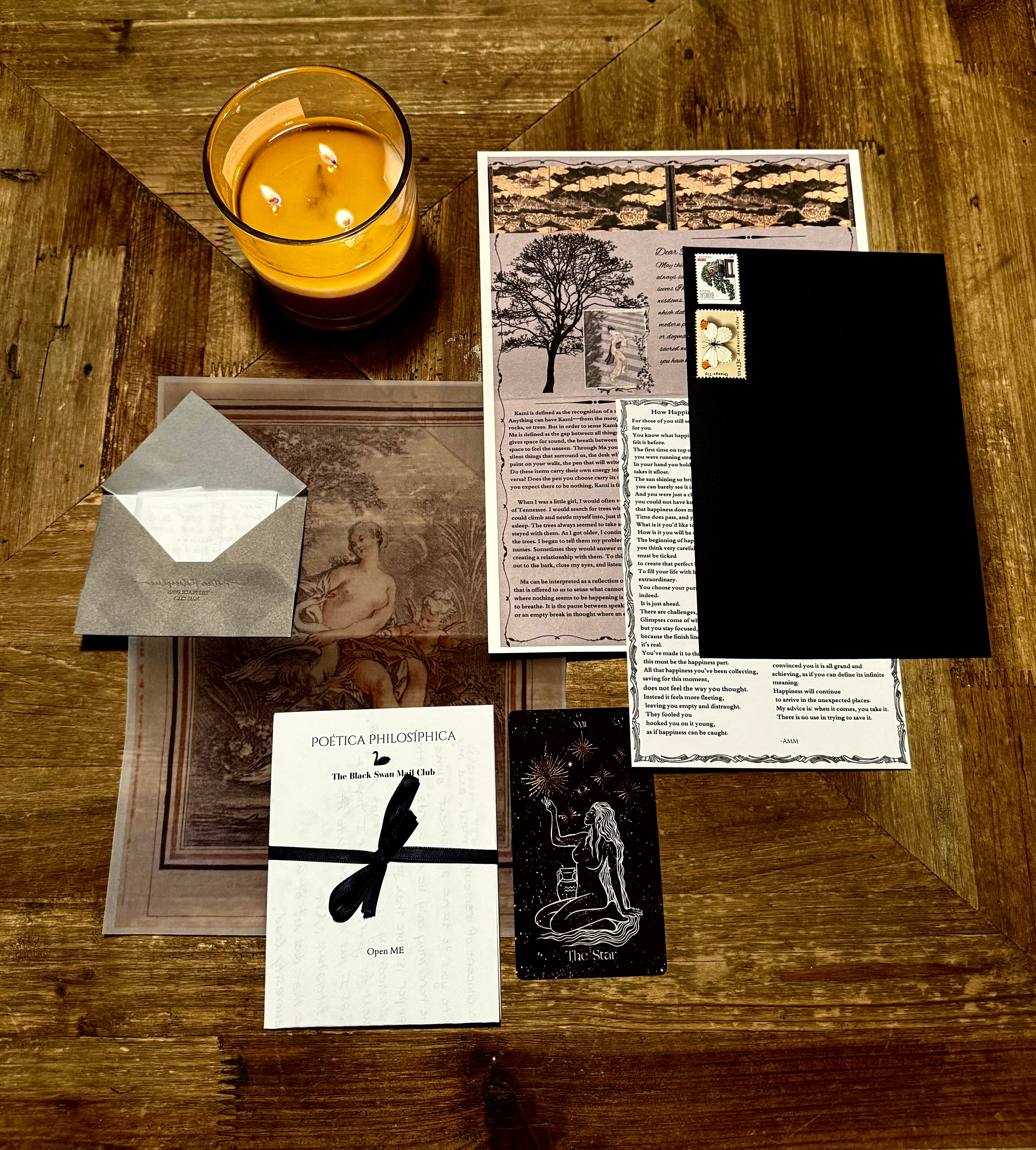 Poética Philisophica The Black Swan Mail Club